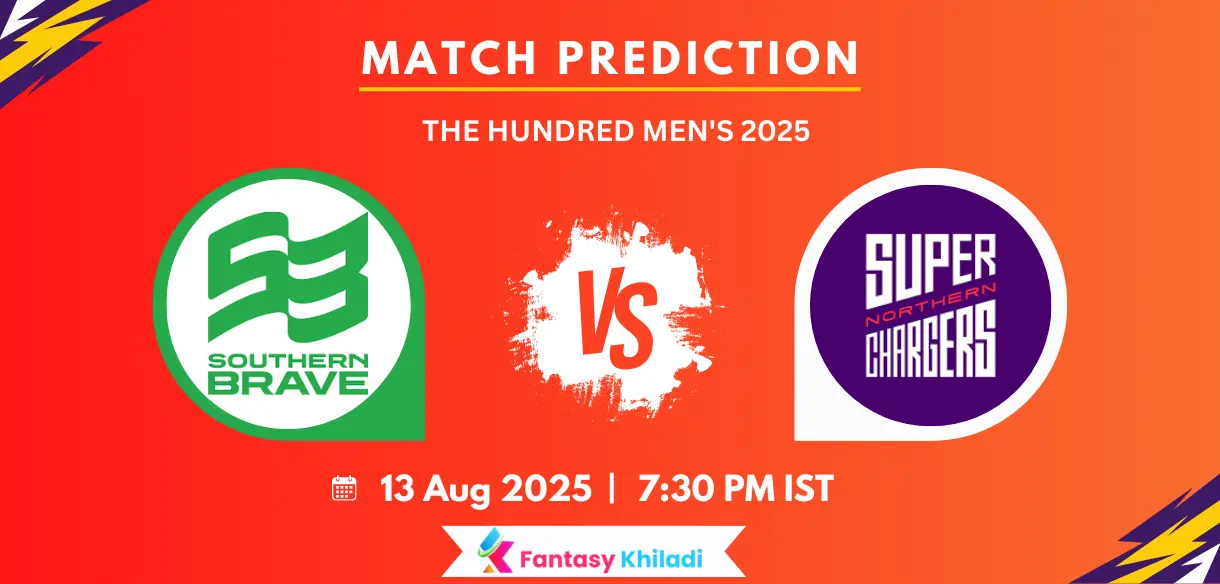 SOB vs NOS Match Prediction: 11th Match Fantasy Tips, Playing 11, Pitch Report & More - The Hundred Men's 2025 