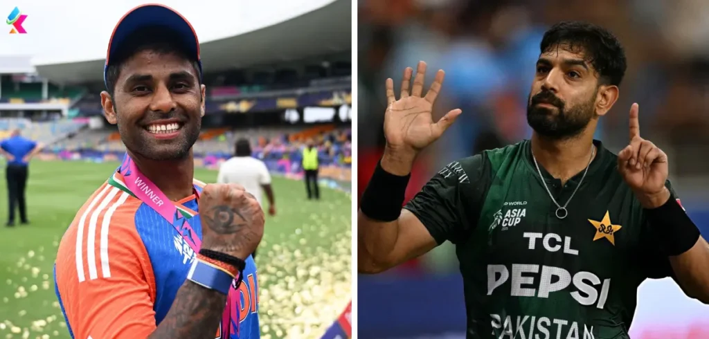 Asia Cup 2025 Controversy: Haris Rauf Suspended for Two Matches, Surya Kumar Yadav Fined by ICC