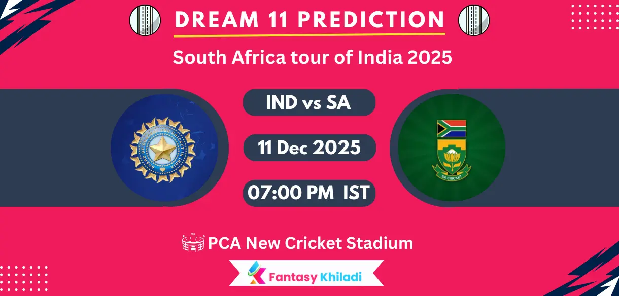 IND vs SA 2nd T20I Dream11 Prediction Today Match, Player Stats, Playing XI, Fantasy Cricket Tips, Today Dream11 Team Captain And Vice Captain Choices - T20I Series 2025