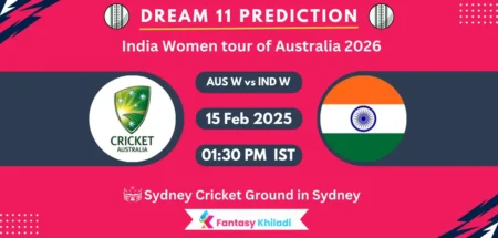 AUS-W vs IND-W Dream11 Prediction Today Match 1st T20I, Player Stats, Playing XI, Fantasy Cricket Tips, Today Dream11 Team Captain And Vice Captain Choices – India Women tour of Australia 2026 AUS-W vs IND-W Dream11 Prediction Today Match 1st T20I, Player Stats, Playing XI, Fantasy Cricket Tips, Today Dream11 Team Captain And Vice Captain Choices – India Women tour of Australia 2026