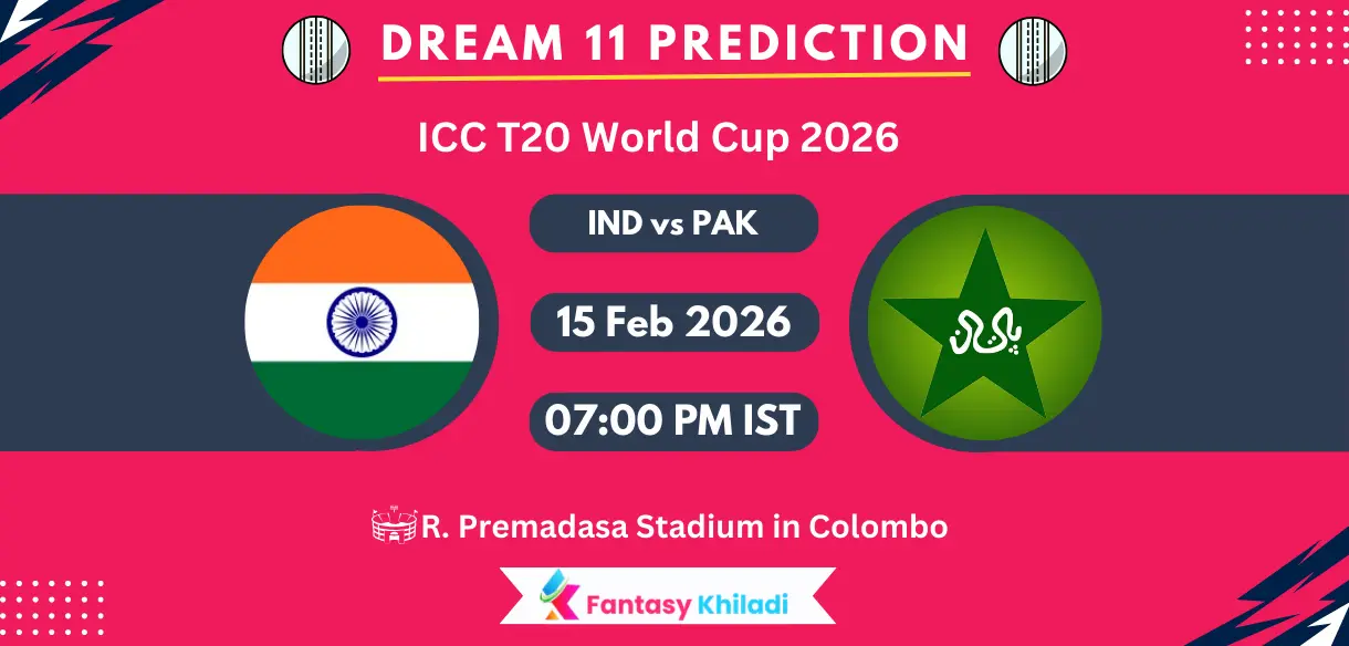 IND vs PAK Dream11 Prediction Today Match 27th, Player Stats, Playing XI, Fantasy Cricket Tips, Today Dream11 Team Captain And Vice Captain Choices – T20 World Cup 2026