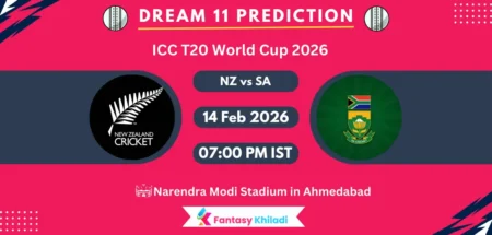 NZ vs SA Dream11 Prediction Today Match 24th, Player Stats, Playing XI, Fantasy Cricket Tips, Today Dream11 Team Captain And Vice Captain Choices – T20 World Cup 2026