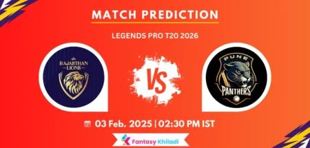 Rajasthan Lions vs Pune Panthers Match Prediction, 1st Semi-Final - Legends Pro T20 2026
