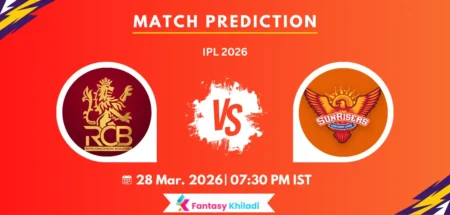 RCB vs SRH Match Prediction, IPL 2026 Match 1: Playing XI, Pitch Report, Fantasy Tips & Key Players