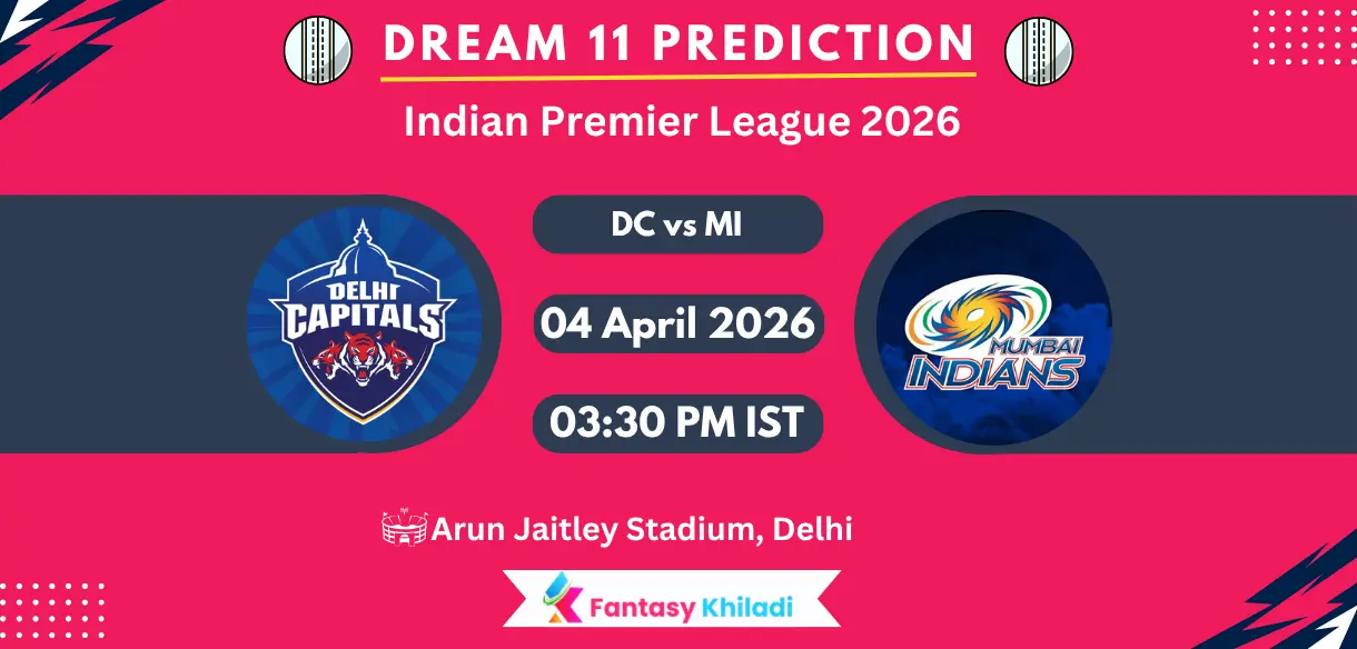 DC vs MI Dream11 Prediction Today Match 8th, Player Stats, Playing XI, Captain And Vice Captain Choices – IPL 2026